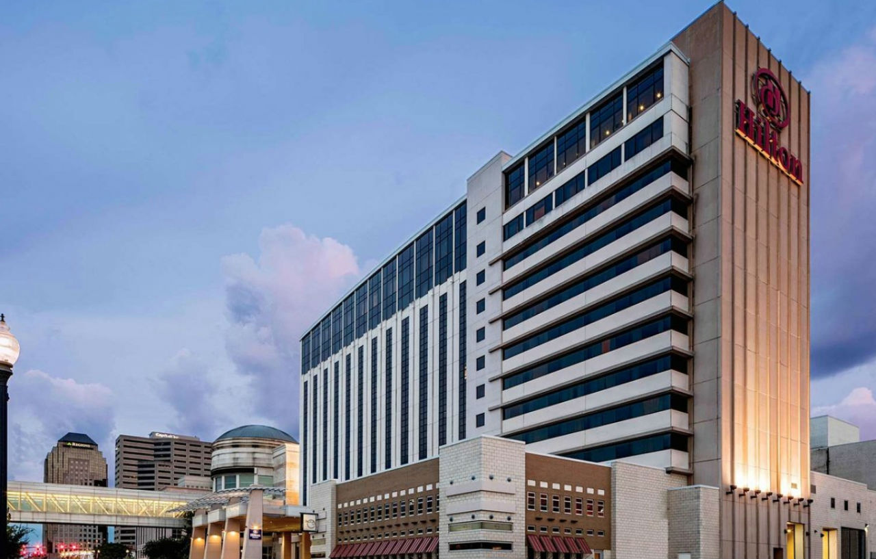 Hilton Shreveport Hotel Exterior foto